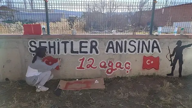 Şehitler İçin Fidan Dikildi