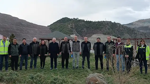 Maden Rehabilitasyon Sahası'nı İncelediler