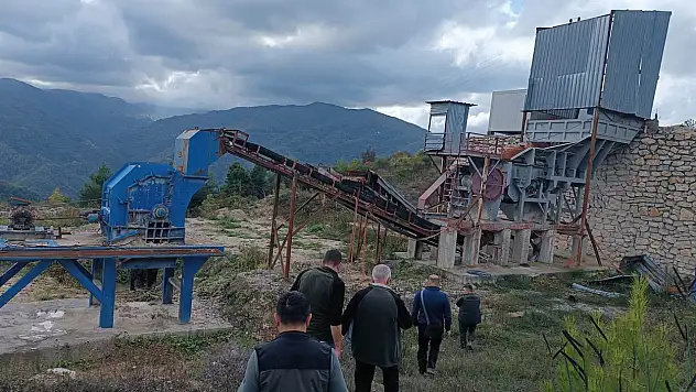 Maden Sahasında Denetim Gerçekleştirildi