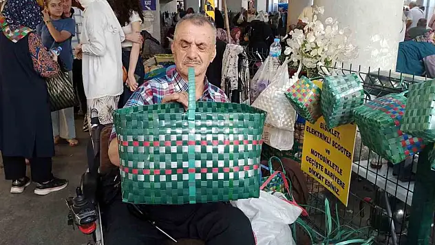 Madende geçirdiği iş kazası nedeniyle engelli kalan vatandaşın azmi örnek oldu