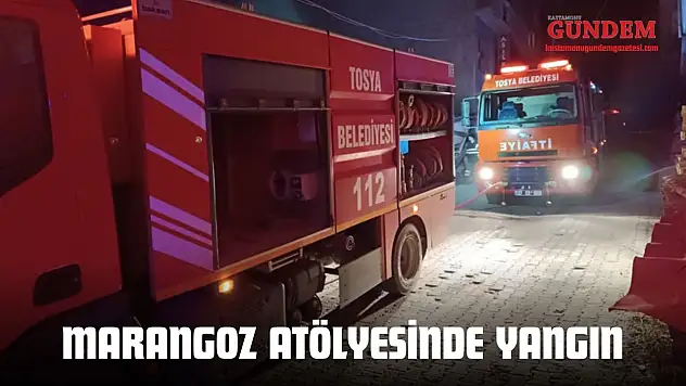 Marangoz Atölyesinde Yangın