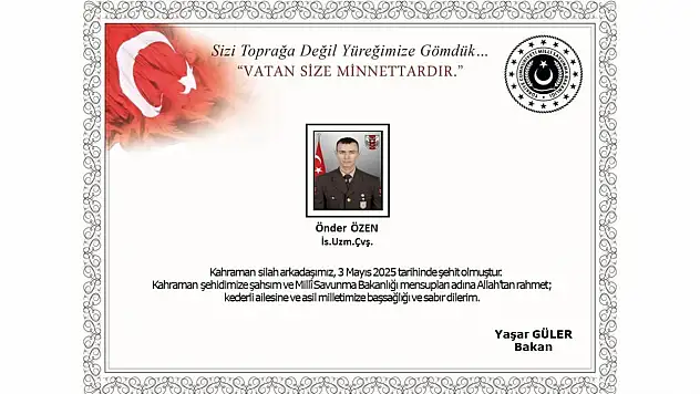 Mayına Basarak Yaralanan Asker Şehit Oldu