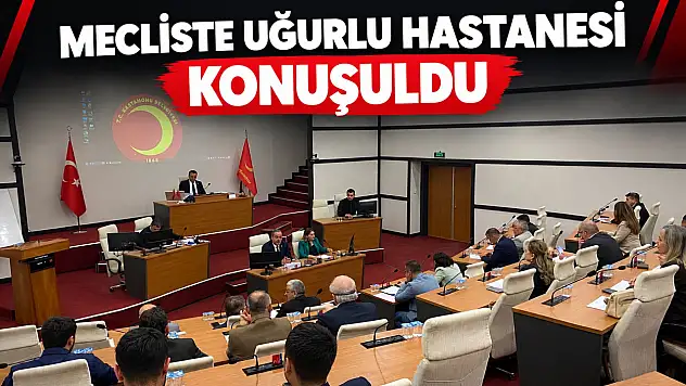 Mecliste Uğurlu Hastanesi Konuşuldu