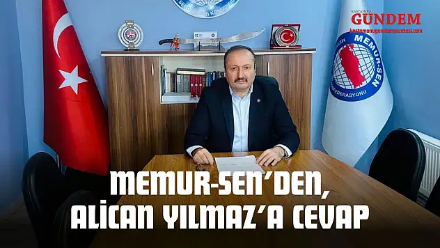 Memur-Sen'den, Alican Yılmaz'a Cevap