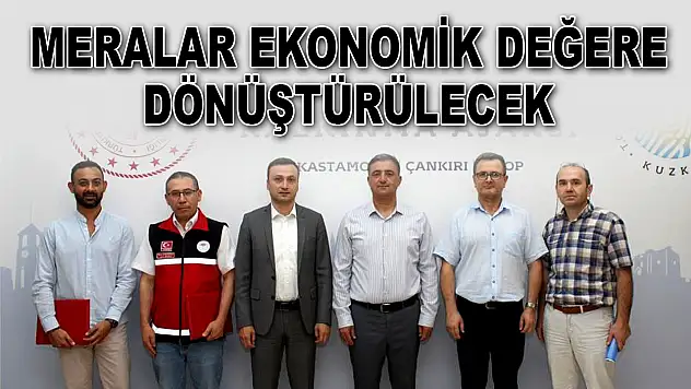 Meralar Ekonomik Değere Dönüştürülecek