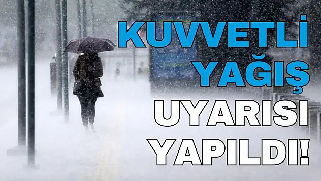 Meteoroloji'den Kastamonu İçin Kuvvetli Yağış Uyarısı