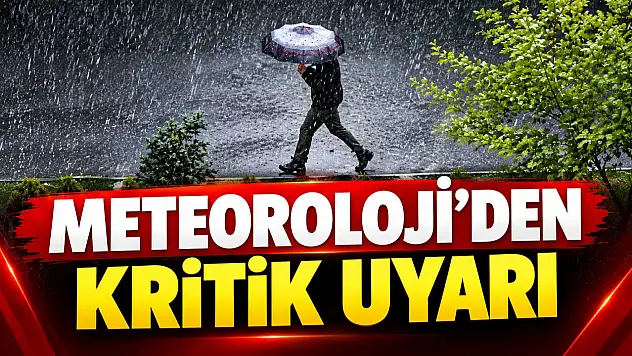 Meteoroloji'den Kritik Uyarı: Kuvvetli Yağış Geliyor