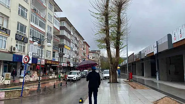 Çankırı'da Sağanak Yağış Etkili Oldu