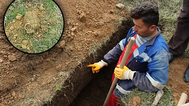 Mezarı kazarken ölümden döndü