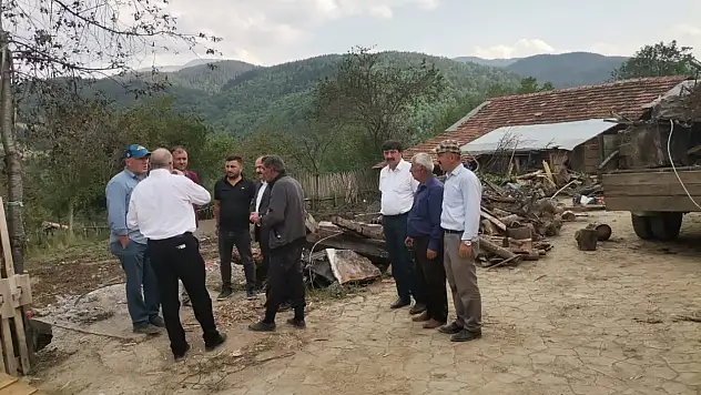MHP'den Yangınzedelere Ziyaret