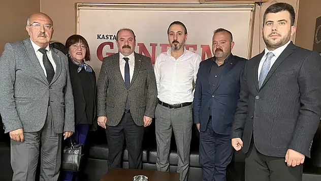 MHP Merkez İlçe'den Gazetemize Ziyaret