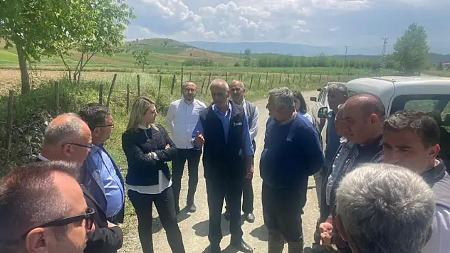 Milletvekili Ekmekci, dolu hasarını inceledi