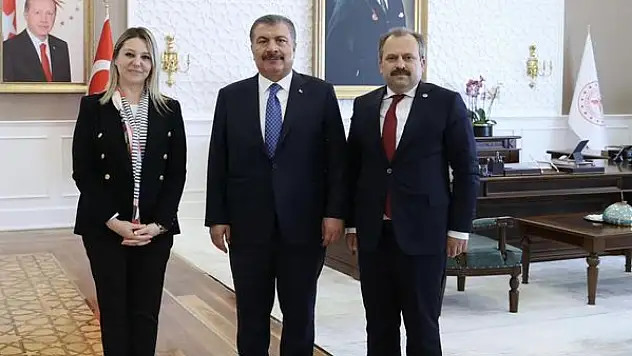 Milletvekili Uluay ve Ekmekci'den Bakan Koca'ya ziyaret