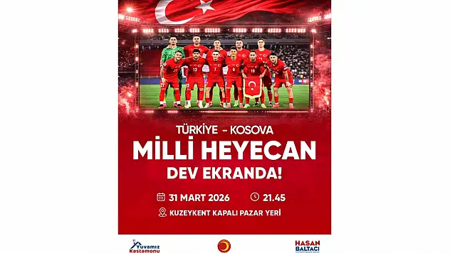 Milli Maç Heyecanı Dev Ekranda