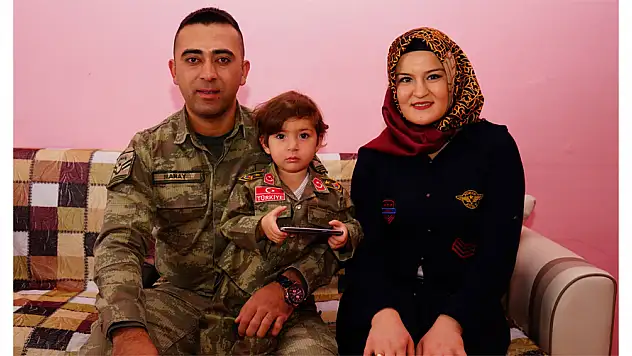 Minik Melisa'nın baba hasreti son buldu