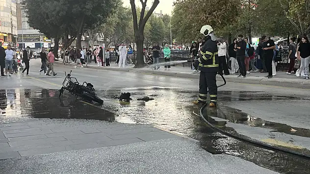 Motosiklet Yangınında Detaylar Belli Oldu