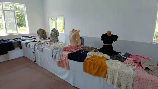 Mudurnu'da kadınların el emeği göz nuru eserleri görücüye çıktı