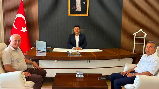 Müfettişlerinden Kaymakam Kantar'a Ziyaret