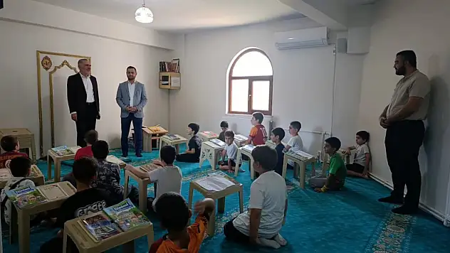 Müftü Derin, Kur'an Kursu Öğrencileriyle Buluştu