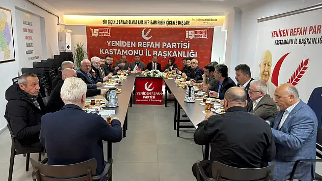 Muhtarlar Ve YRP İl Başkanlığı Kahvaltıda Bir Araya Geldi
