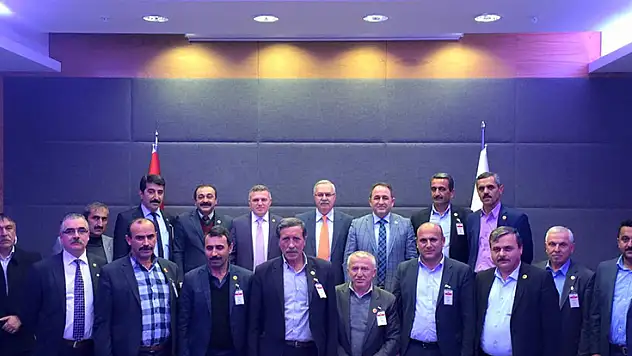 Muhtarlardan Vekillere ziyaret