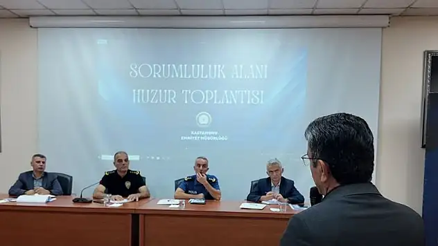 Muhtarlarla Güvenlik Masasında Buluştular