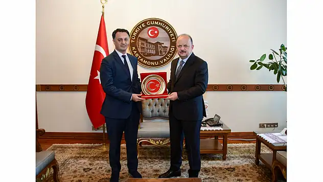 Murat Türkmen'den Vali Dallı'ya Veda Ziyareti
