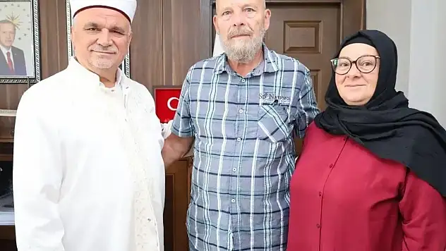 Müslüman eşinden ilham aldı, Karabük'te İslamiyet'i seçti