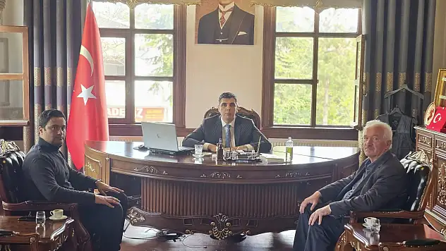 Mustafa Şahin'den Kaymakam Yasin Cevizci'ye Ziyaret