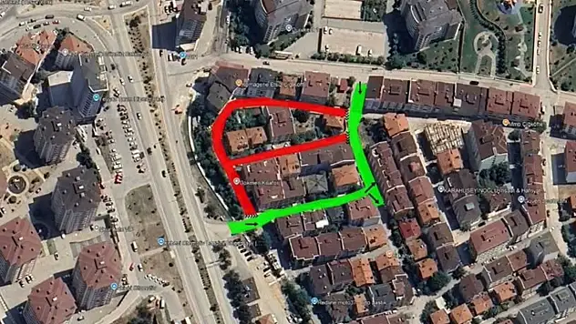 Narin Sokak Trafiğe Kapatıldı