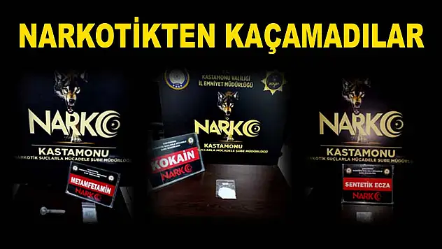 Narkotikten Kaçamadılar