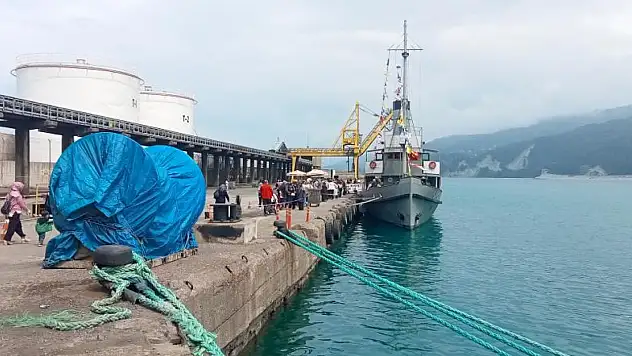 Nusret Müze Gemisi'nden ziyaret