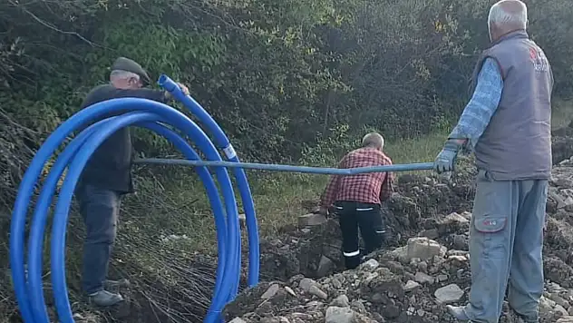 O İlçede İçme Suyu Hattı Yenileniyor