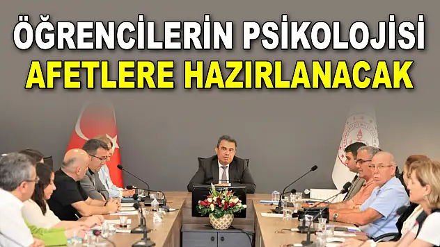 Öğrencilerin Psikolojisi Afetlere Hazırlanacak