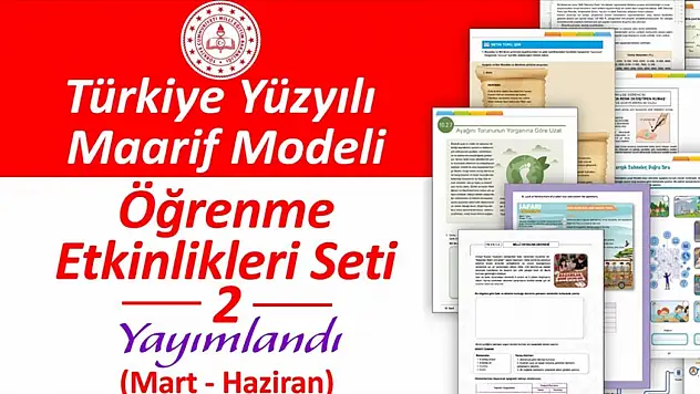 Öğrenme Etkinlikleri Seti-2 Yayımladı