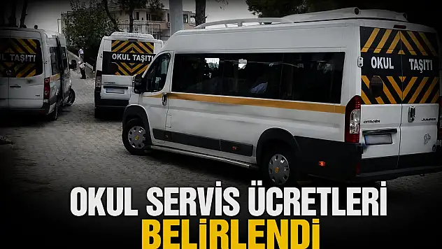 Okul Servis Ücretleri Belirlendi