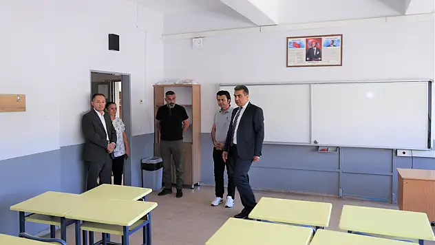 Okulların Hazırlıkları İncelendi