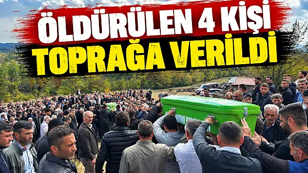 Öldürülen 4 Kişi Toprağa Verildi