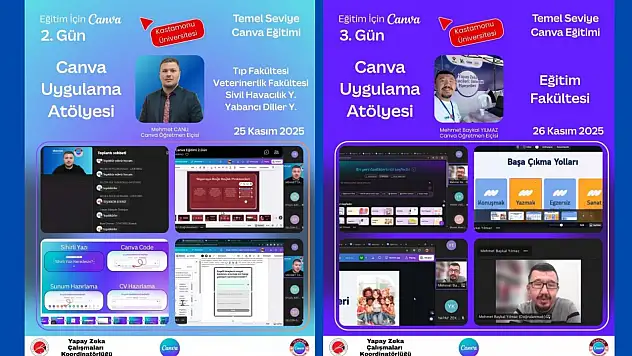 Online Sertifikalı Canva Eğitimleri Tamamlandı