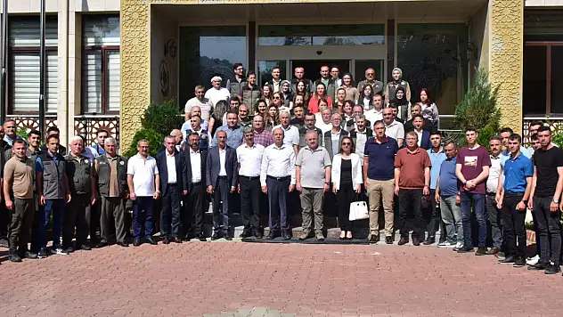Orman'da bayramlaşma töreni düzenlendi