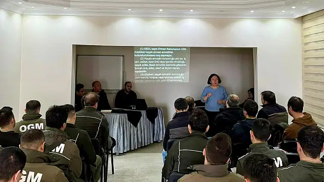 Orman'da Eğitim Verildi