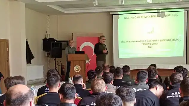 Orman'da yangın eğitimleri başladı