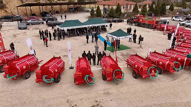 Orman Köylerine 20 Yeni Tanker, Yanan Sahalara Da Tohumlama