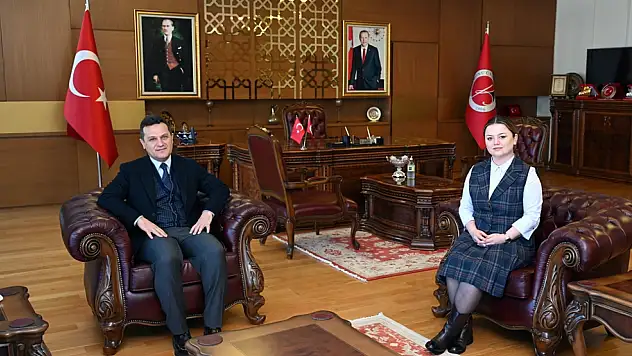 OSB Müdürü Çakmak'tan Rektör Topal'a Ziyaret