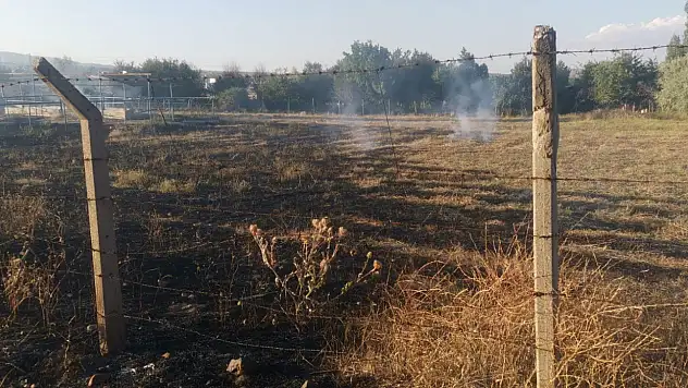 Ot yangını kısa sürede söndürüldü