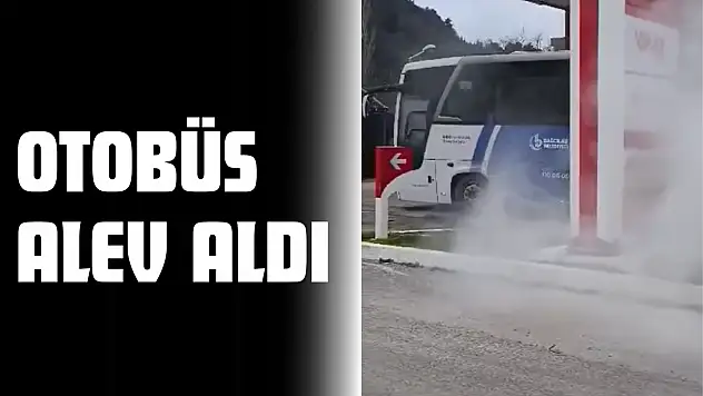 Otobüs Alev Aldı