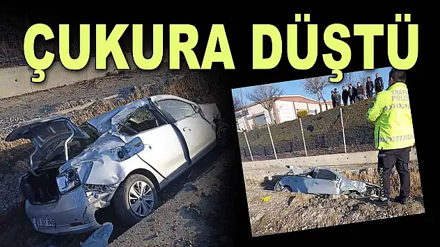 Otomobil Çukura Düştü