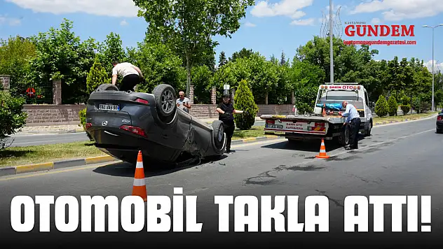 Otomobil Takla Attı!