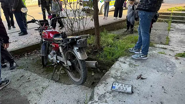 Motosiklet Devrildi: 1 Yaralı