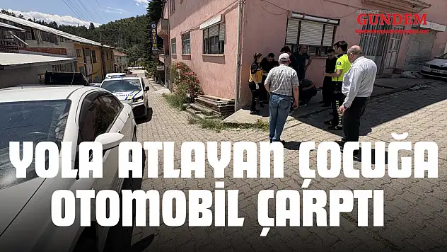 Oyun Oynarken Yola Atlayan Çocuğa Otomobil Çarptı